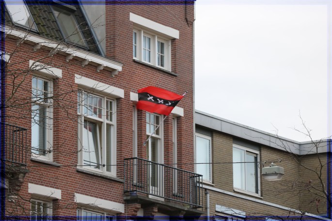 Flag Of Amsterdam Netherlands